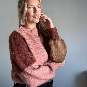 Pink chunky sweater